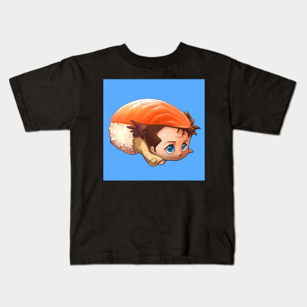 Castiel Sushi Kids T-Shirt by GioGui